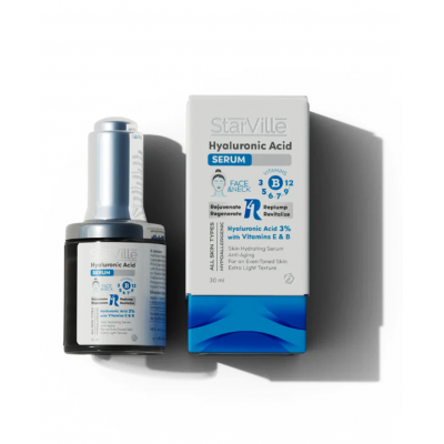 STARVILLE HYALURONIC ACID 3% WITH VITAMIN E & B SERUM 30 ML